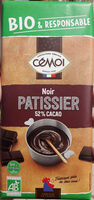 Noir  pâtissier 52% cacao bio