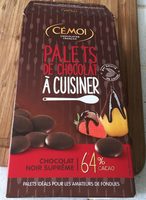 Palets Chocolat Noir 64%