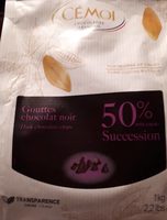 Gouttes de chocolat noir 50%