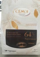 Chocolat de couverture noir 64%