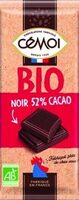 Tablette chocolat noir