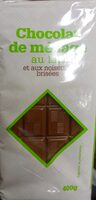 Chocolat de ménage au lait et aux noisette