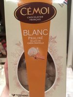 Cemoi blanc praliné eclats de crepe dentelle