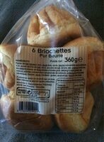 6 briochettes pur beurre