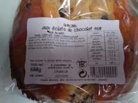 Gâche aux Éclats de Chocolat Noir