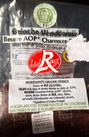 Brioche vendéenne tressée Label Rouge AOP Charentes-Poitou