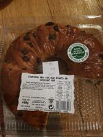 Couronne des rois aux éclats de chocolat noir