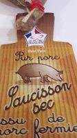 Saucisson sec pur porc fermier