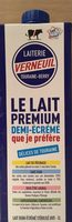 Verneuil lait demi écremé U.H.T. brique