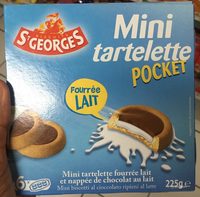 Mini Tartelette Pocket Fourrée Lait