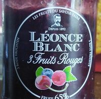 Confiture 3 fruits rouges