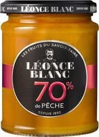 Confiture 70% de pêche