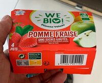 Compote pomme fraise