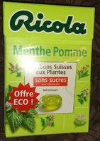 Bonbon suisse menthe pomme