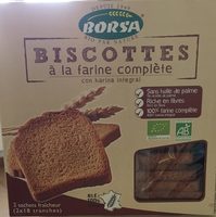 Biscottes farine complete
