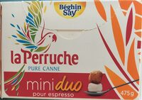 Sucre mini duo blancs/ambrés La Perruche