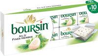Boursin® Ail & Fines Herbes Portion x10