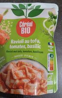 Ravioli au tofu, tomates basilic