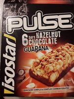 Barres Isostar Pulse Guarana noisette chocolat
