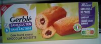 Cake fourré saveur chocolat noisette