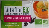 Tisane minceur détox goût naturel gingembre doux