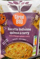 Recette indienne quinoa et curry
