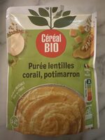 Purée lentilles corail, potimarron