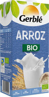 Bebida de arroz natural ecológica, sin gluten y sin lactosa