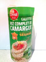 Galettes Riz complet de Camargue au sésame