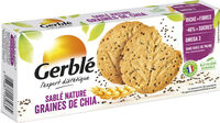 Sablé nature aux graines de chia
