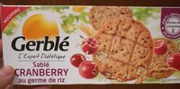 Sablé cranberry au germe de riz