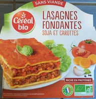 Lasagnes fondantes soja et carottes