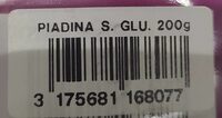 Piadina senza glutine