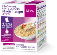 Milical LCD Porridge Aux Flocons D'avoine 4 Sachets Repas