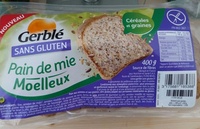 Pain de mie cereales sans gluten