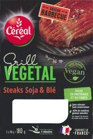 Steaks soja & blé saveur barbecue