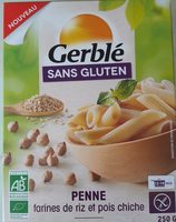 Penne farines de riz et pois chiche