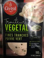 Tranches Végétal Poivre Vert