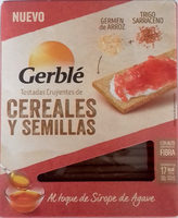 Tostadas crujientes de cereales y semillas