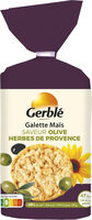 Galette maïs saveur olive et herbes de provence