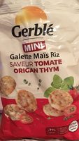 Gerblé galette maïs tomate origan
