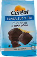 Senza zuccheri mini cake al cioccolato