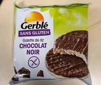 Sans gluten galette de riz chocolat noir