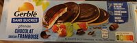 Gerblé sans sucres génoise chocolat saveur framboise