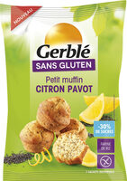 Petit muffin citron pavot sans gluten