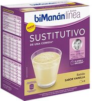 Batido sustitutivo sabor vainilla