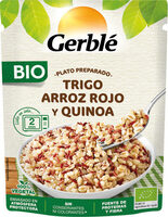 Bio plato preparado trigo rojo y quinoa ecológico