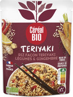 Teriyaki Riz façcon teriyaki légumes & gingembre