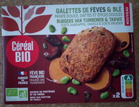Galettes de fèves & blé patate douce, dattes et épices douces