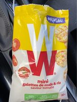 Mini galettes de mais & riz saveur tomate